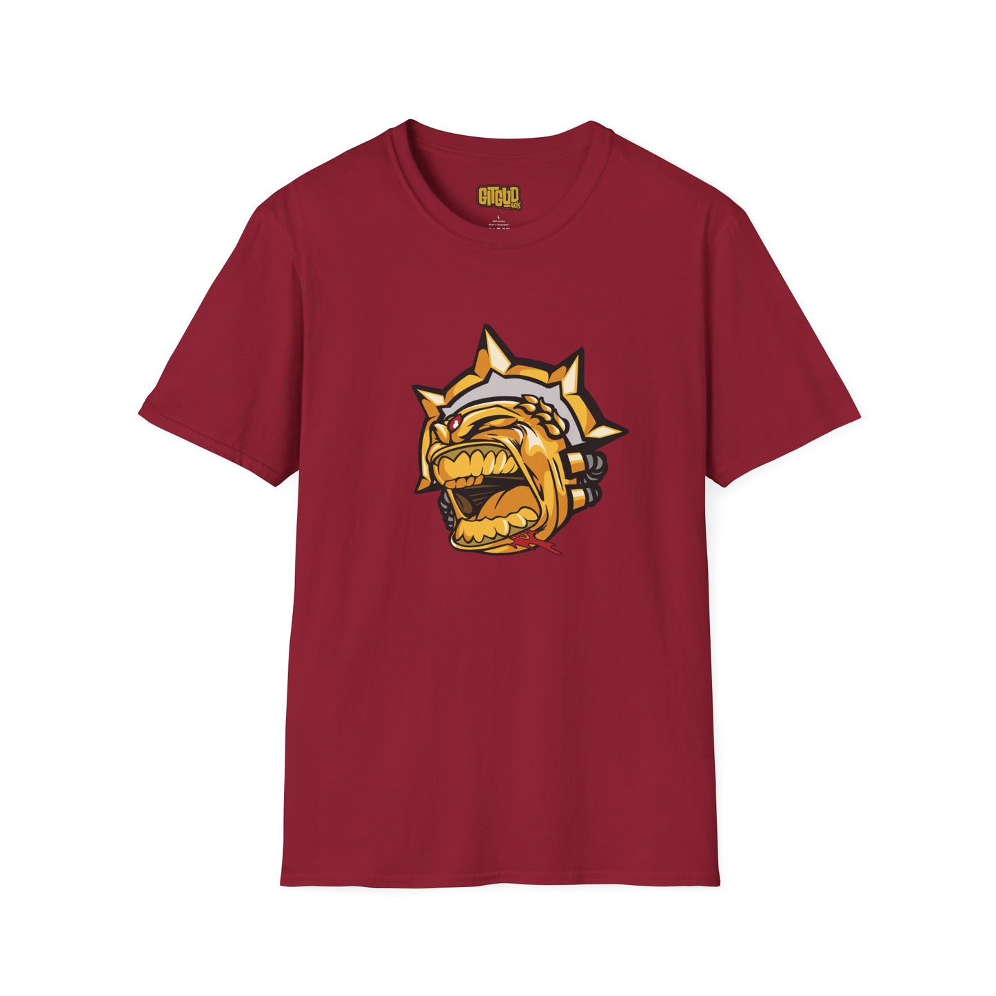 Angry Gold Dude LFG Shirt - Bold Golden Warrior Tee