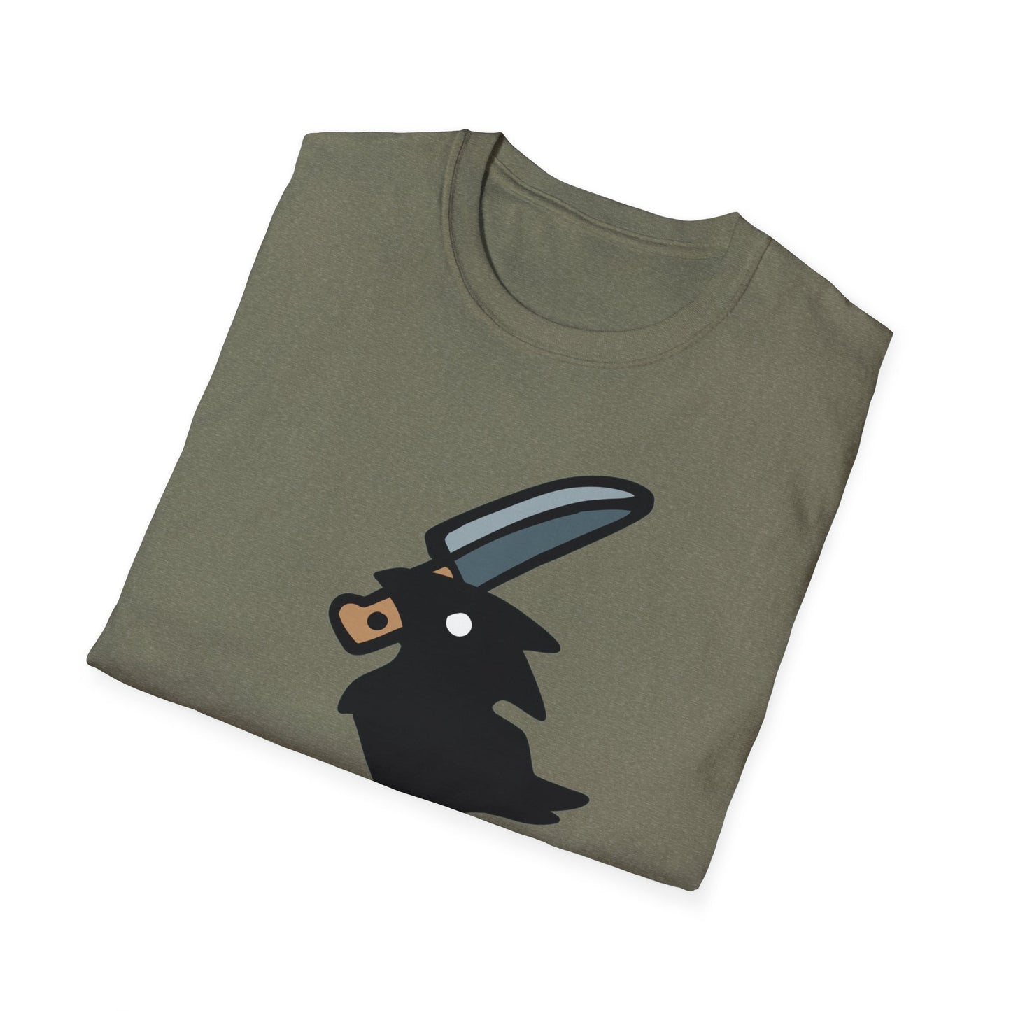 Stabby Crow on a Skull Shirt