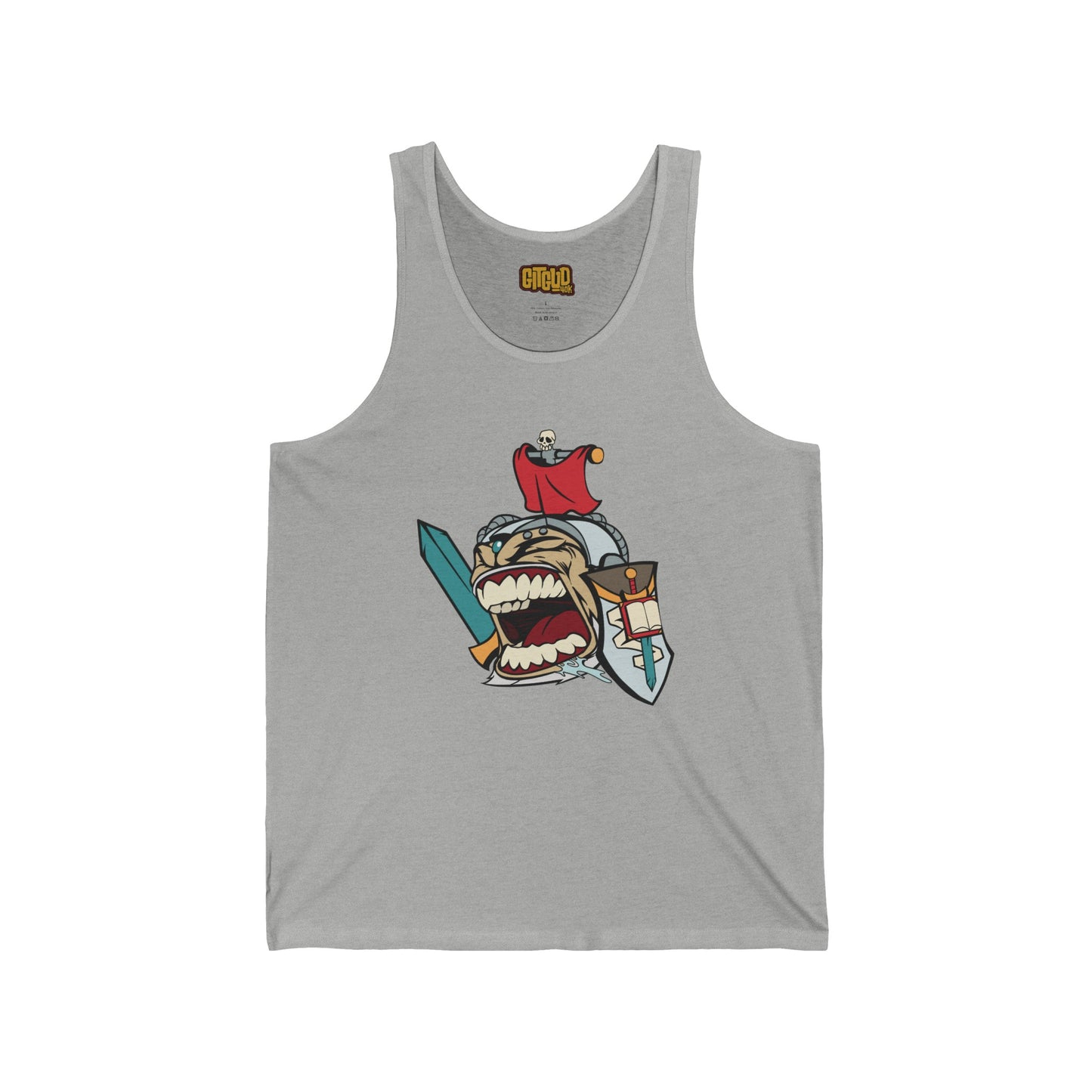 Angry Space Templar Leader LFG Tank Top for Tabletop RPG and Wargaming