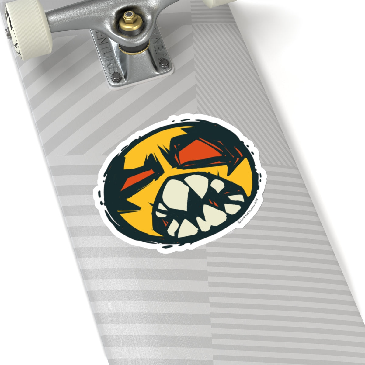 Rawr Happy Face Sticker
