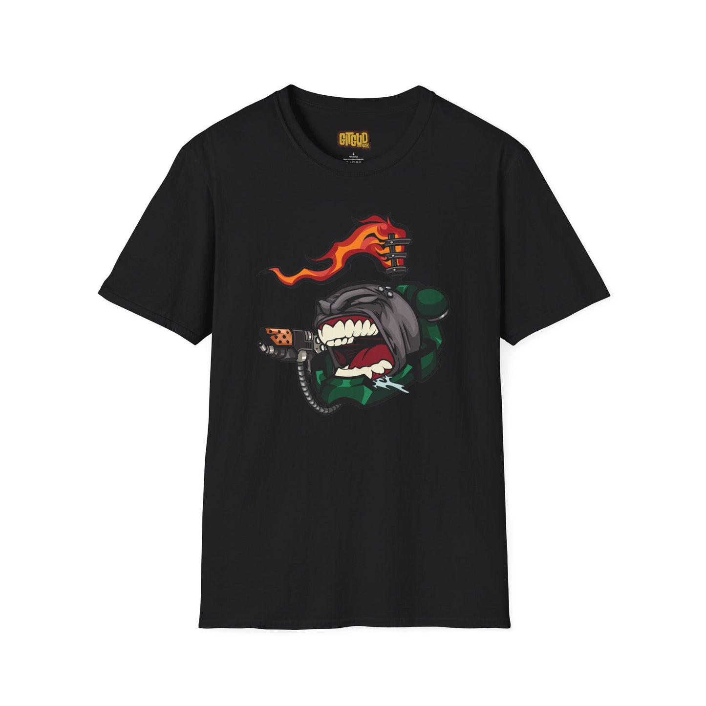 Volcanic Blaze Guy Shirt - Volcano Fire Warrior Tee