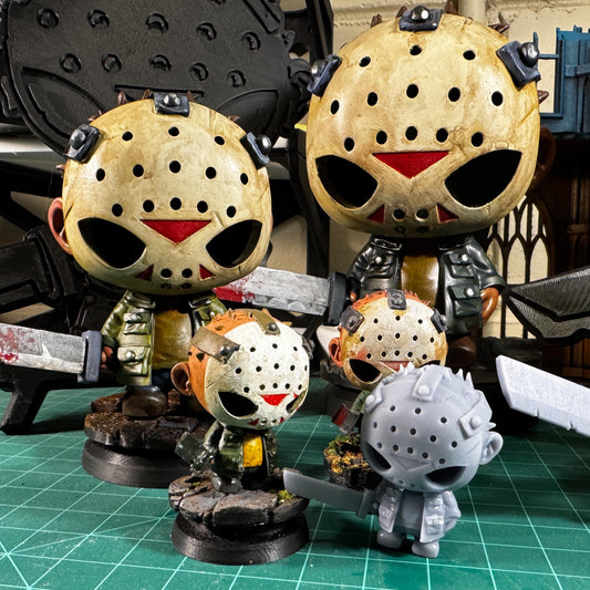 Lil' Knive Wielding Psycho Chibi – Exclusive Resin Miniature and FDM Wallart