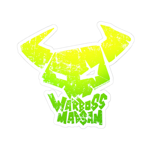 Warboss MadSam Skull Sticker