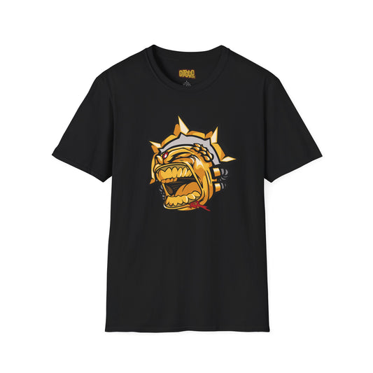 Angry Gold Dude LFG Shirt - Bold Golden Warrior Tee