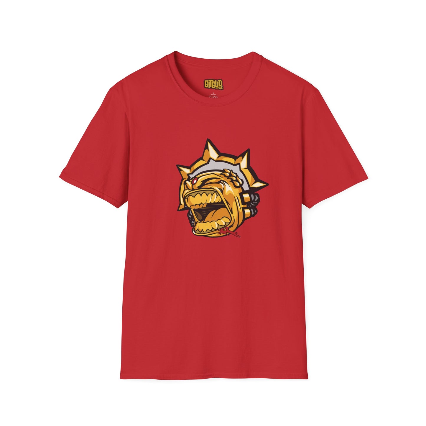 Angry Gold Dude LFG Shirt - Bold Golden Warrior Tee
