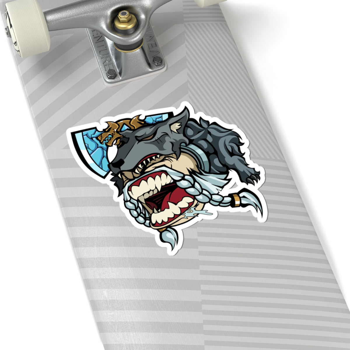 Space Viking Head - Sticker
