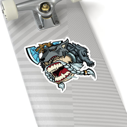 Space Viking Head - Sticker