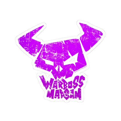 Magenta Warboss MadSam Sticker