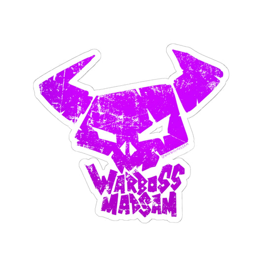 Magenta Warboss MadSam Sticker