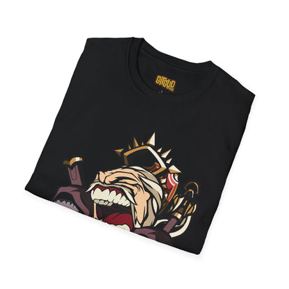 Angry Space King Arthur LFG T-Shirt for Tabletop RPG and Wargaming