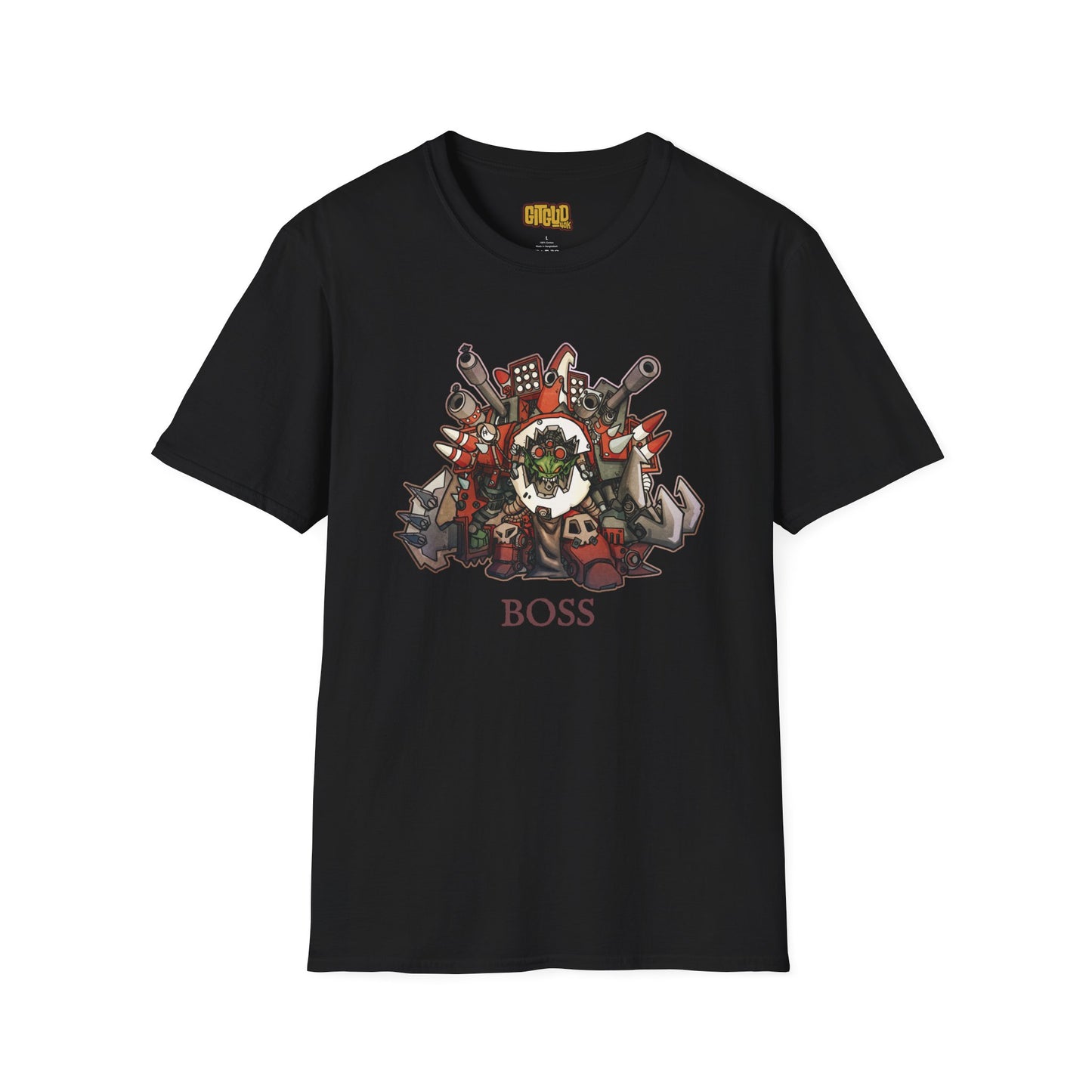 💥 BIG BOSS SMASH – Armored Green Bruiser Tee