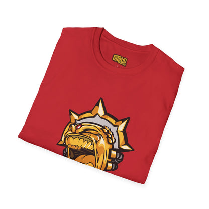 Angry Gold Dude LFG Shirt - Bold Golden Warrior Tee