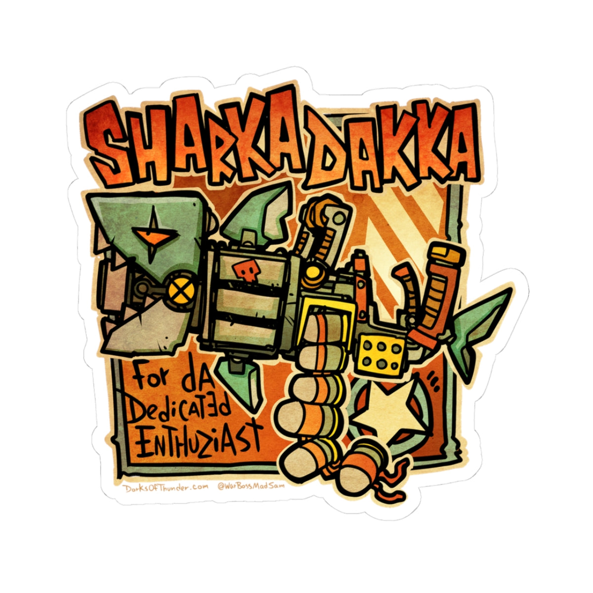 SHARKADAKKA - Sticker