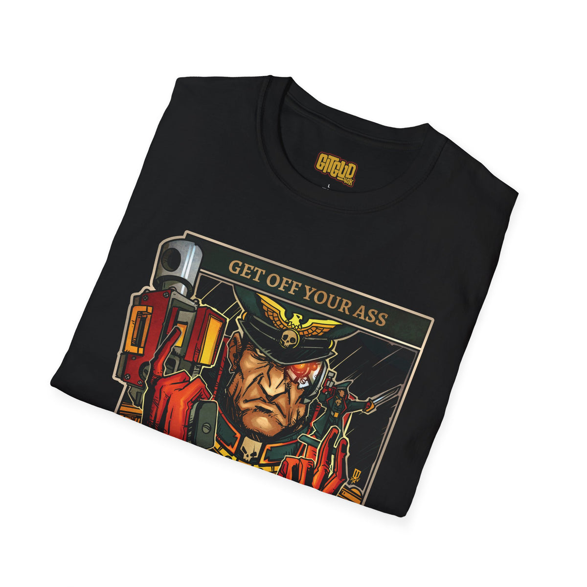 GET OFF YOUR ASS – PILE OF SHAME TEE