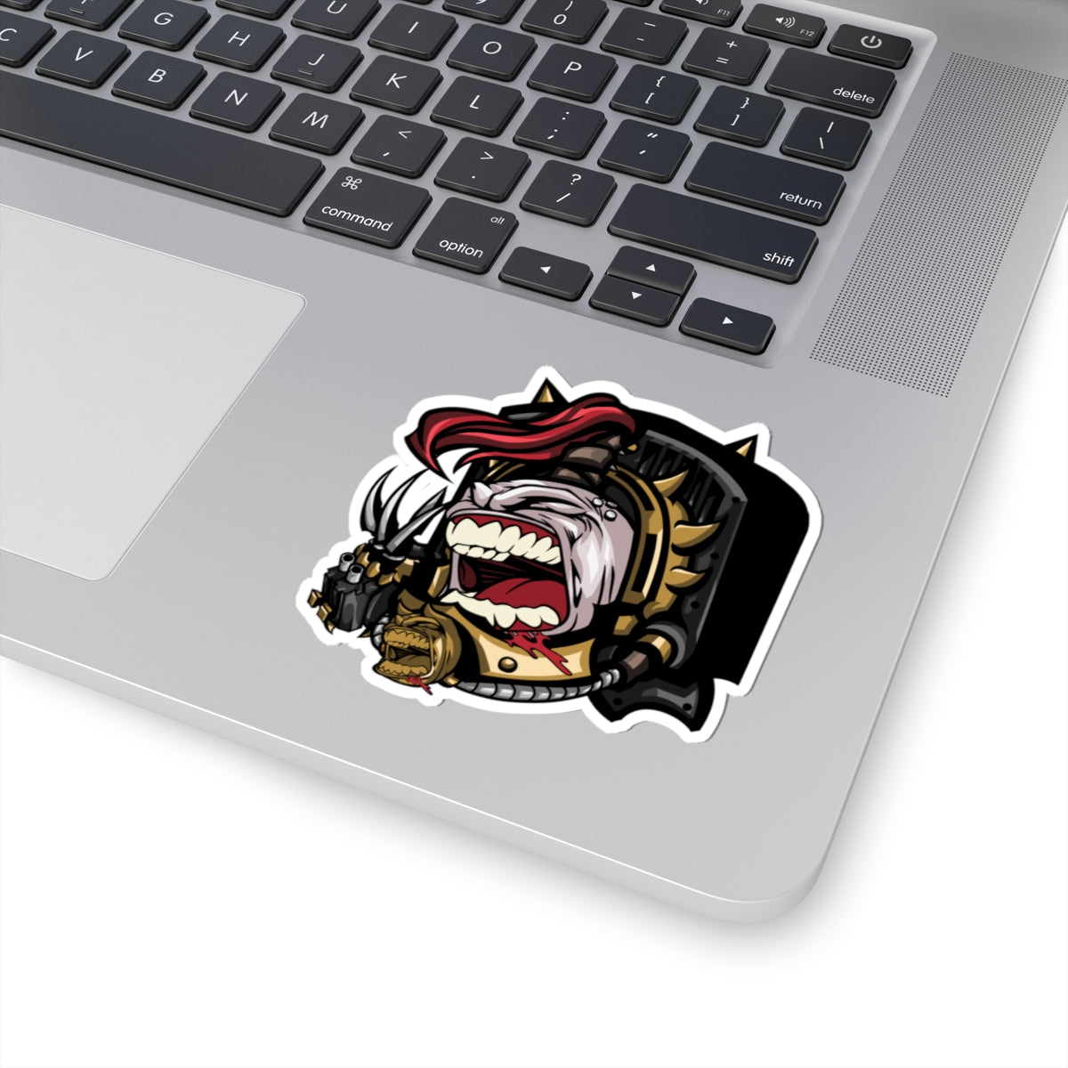 Heavy Metal Backpack Guy Sticker