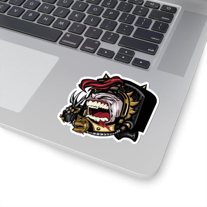Heavy Metal Backpack Guy Sticker