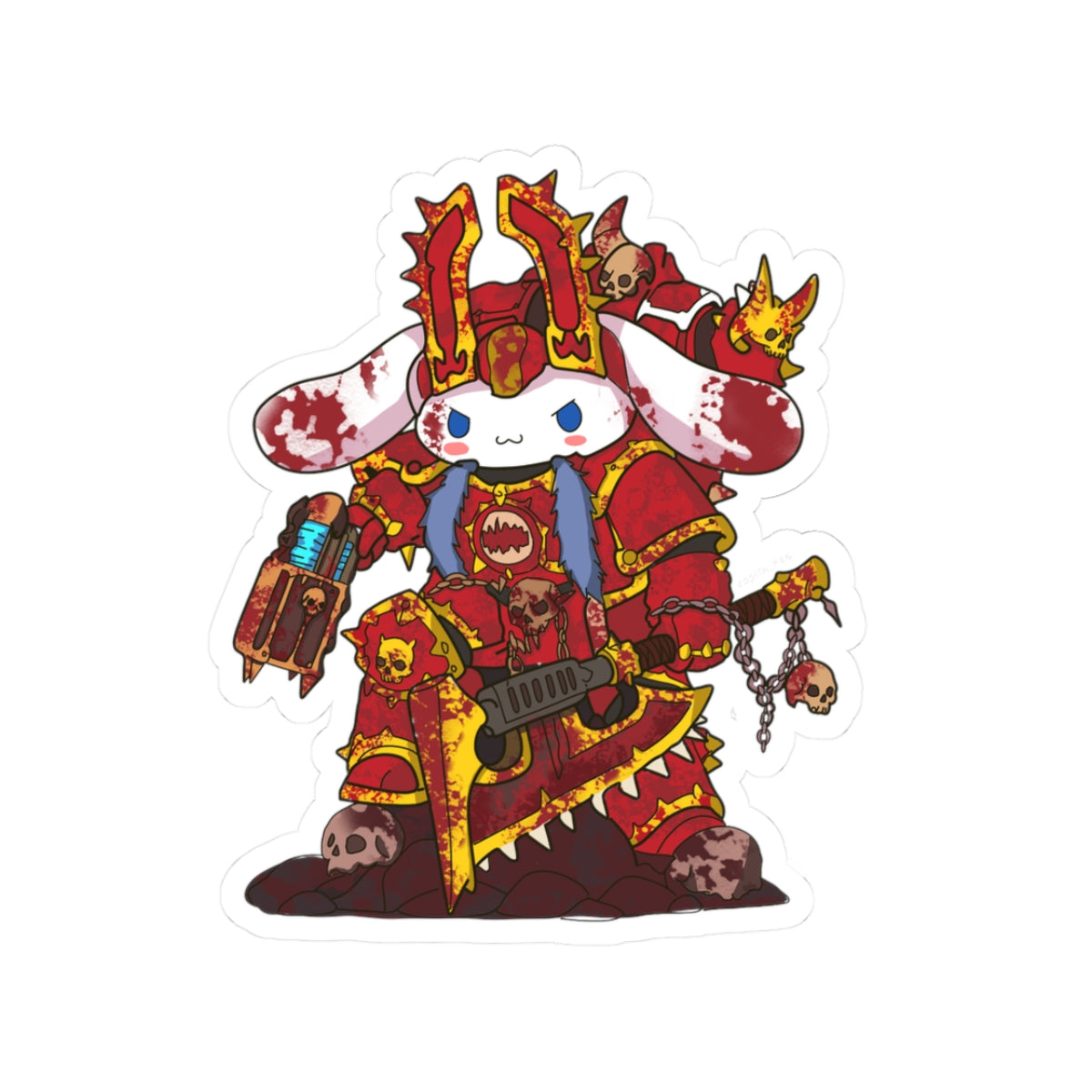 Bunny of Doom Sticker