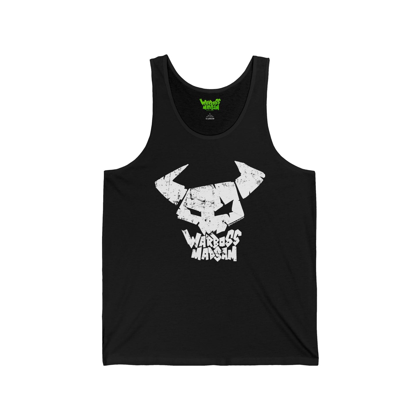 White Warboss MadSam Jersey Tank