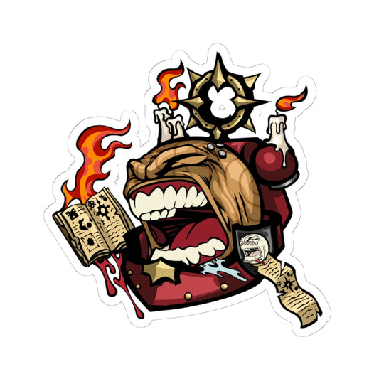 Literate Space Soldier Sticker