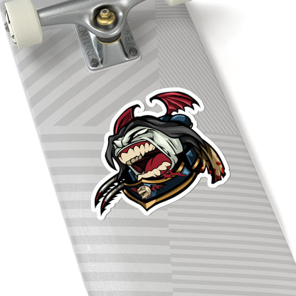 Night Warlord Head - Sticker