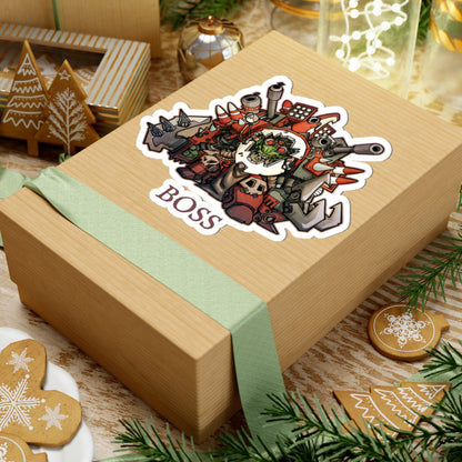 BIG BOSS SMASH – Armored Green Bruiser Sticker