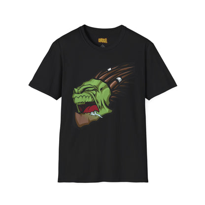 Screaming Cannibal Chicken Alien Shirt