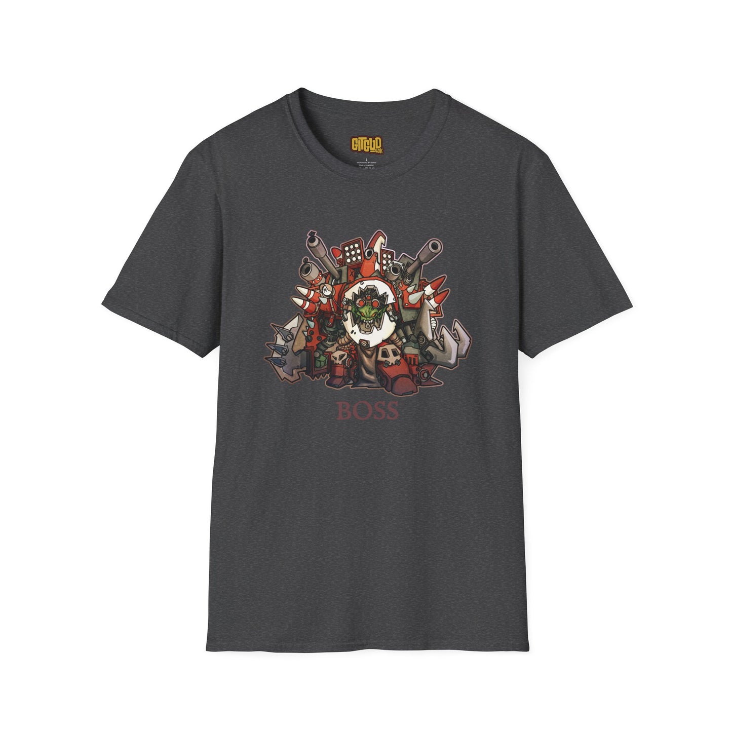 💥 BIG BOSS SMASH – Armored Green Bruiser Tee