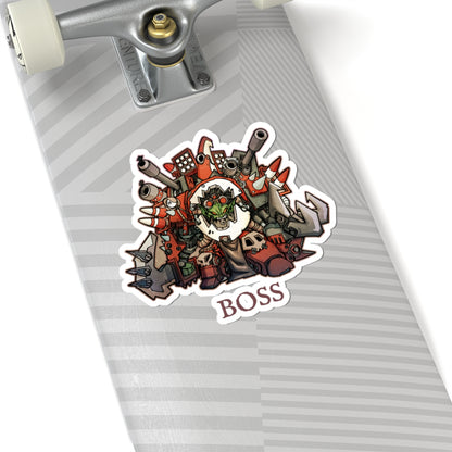 BIG BOSS SMASH – Armored Green Bruiser Sticker
