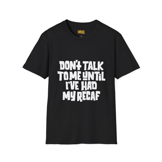 Black and White Recaf Teeshirt