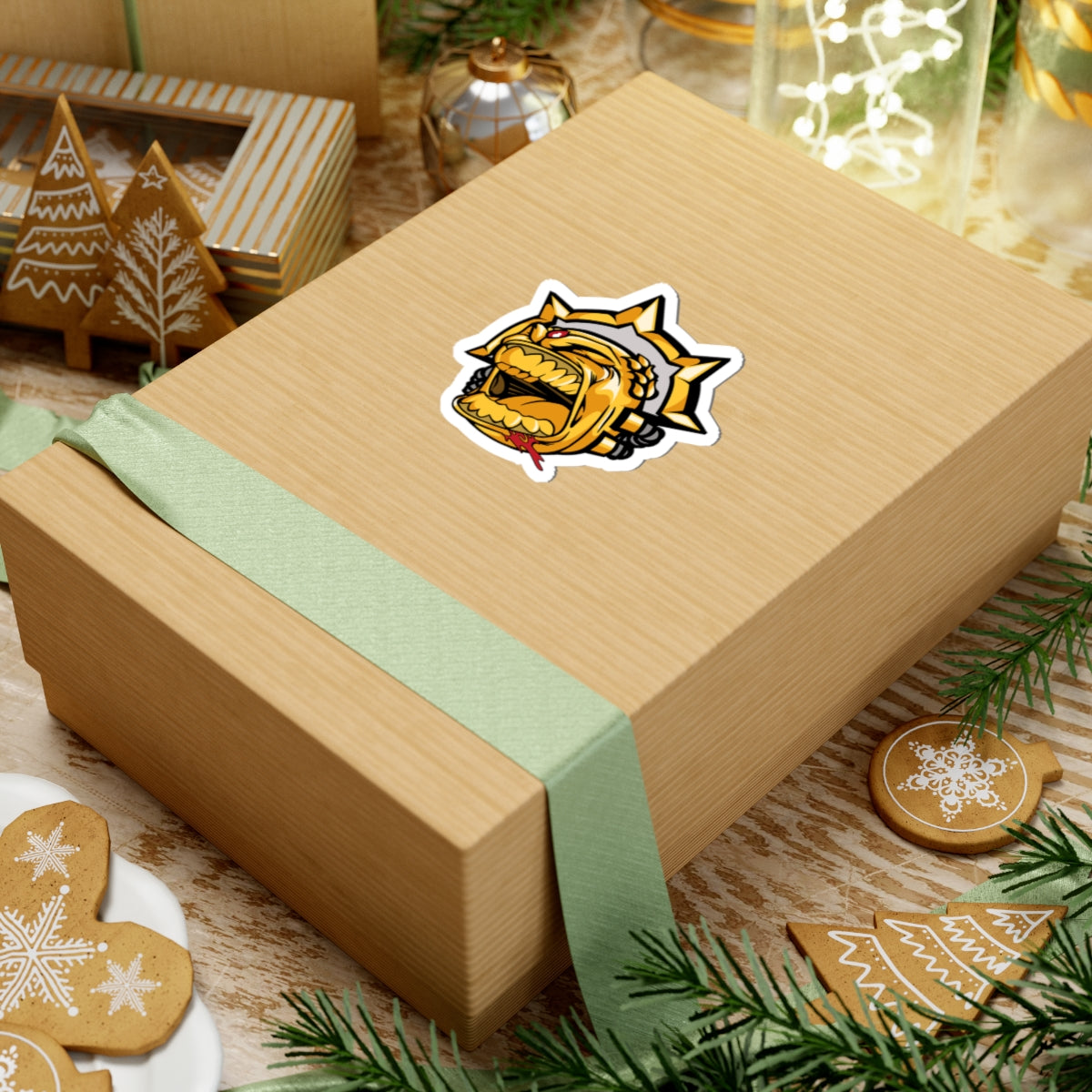 Golden Light Head - Sticker