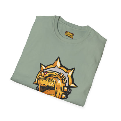 Angry Gold Dude LFG Shirt - Bold Golden Warrior Tee