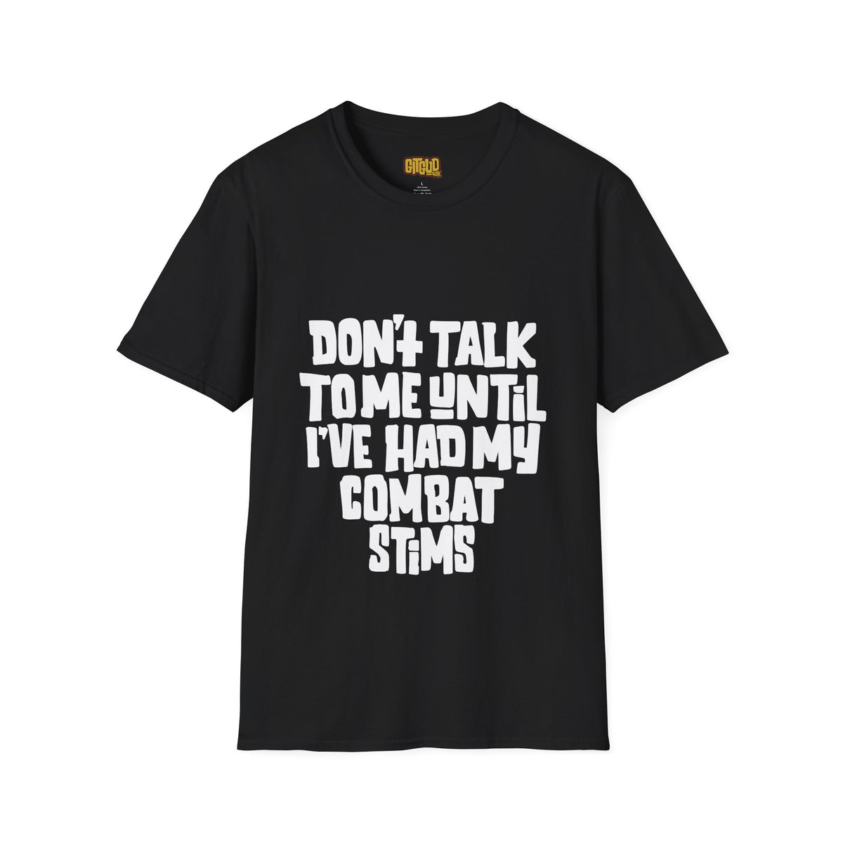 Black and White Combat Stims Teeshirt