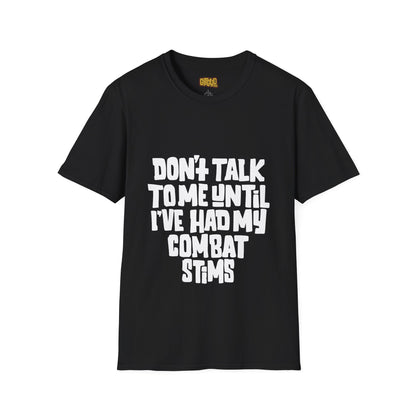 Black and White Combat Stims Teeshirt