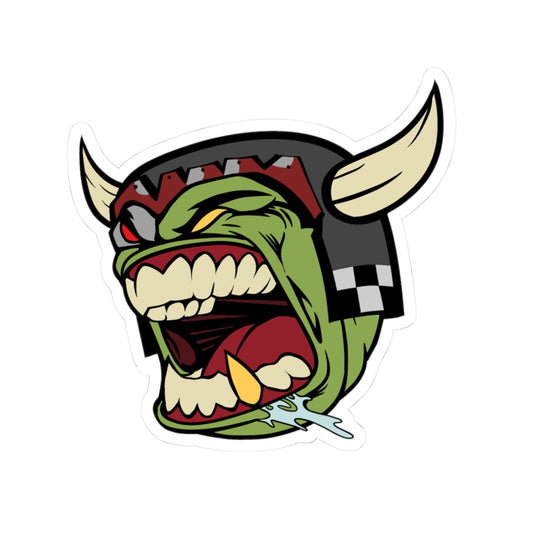 Ornery Green Head - Sticker