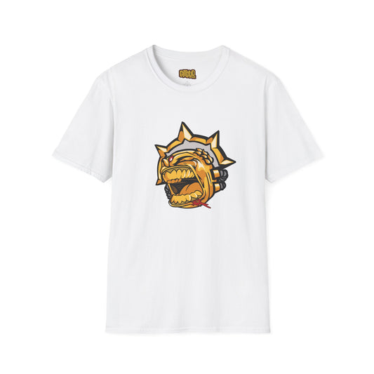 Angry Gold Dude LFG Shirt - Bold Golden Warrior Tee