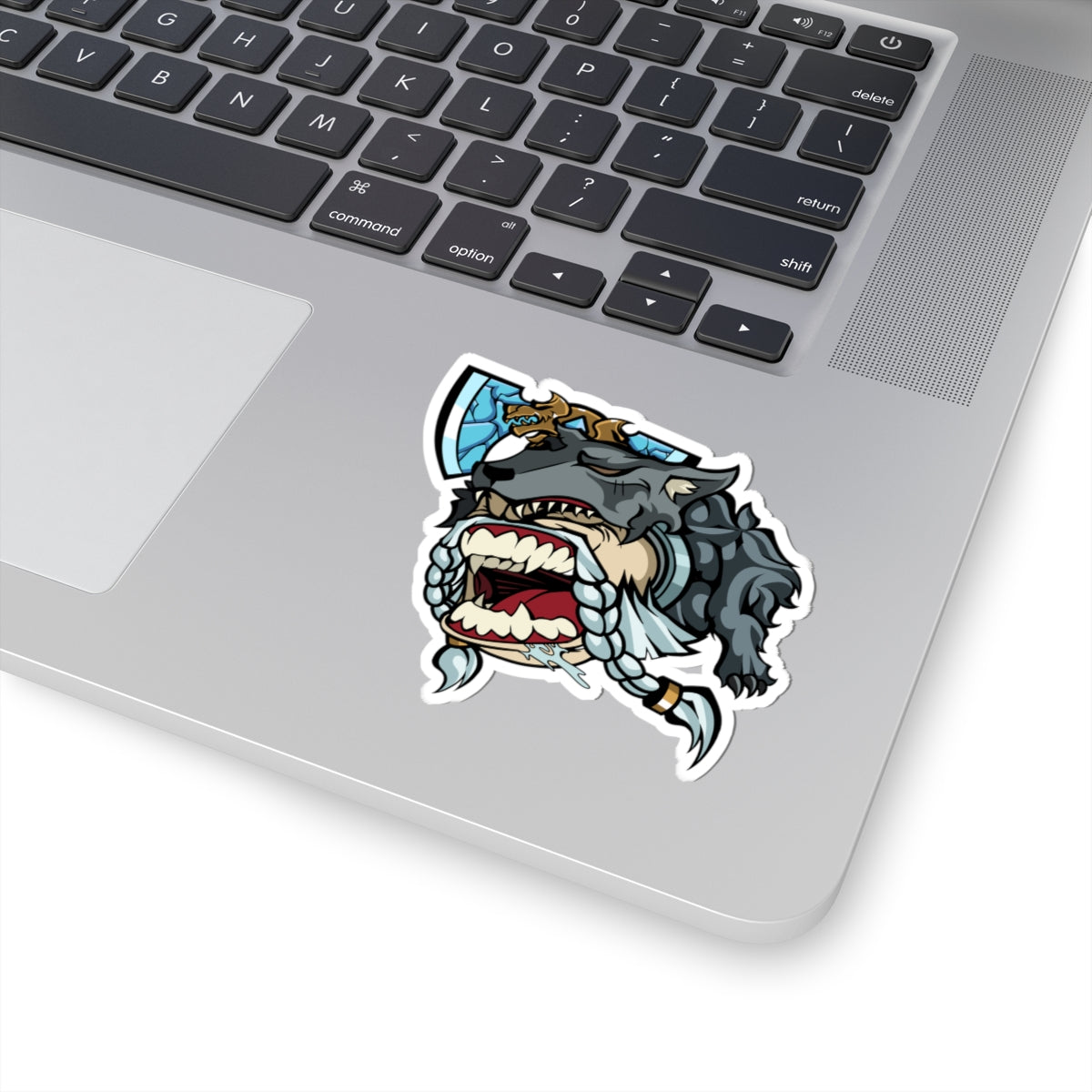 Space Viking Head - Sticker