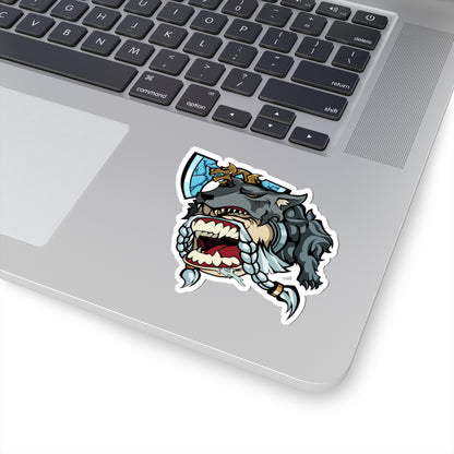 Space Viking Head - Sticker