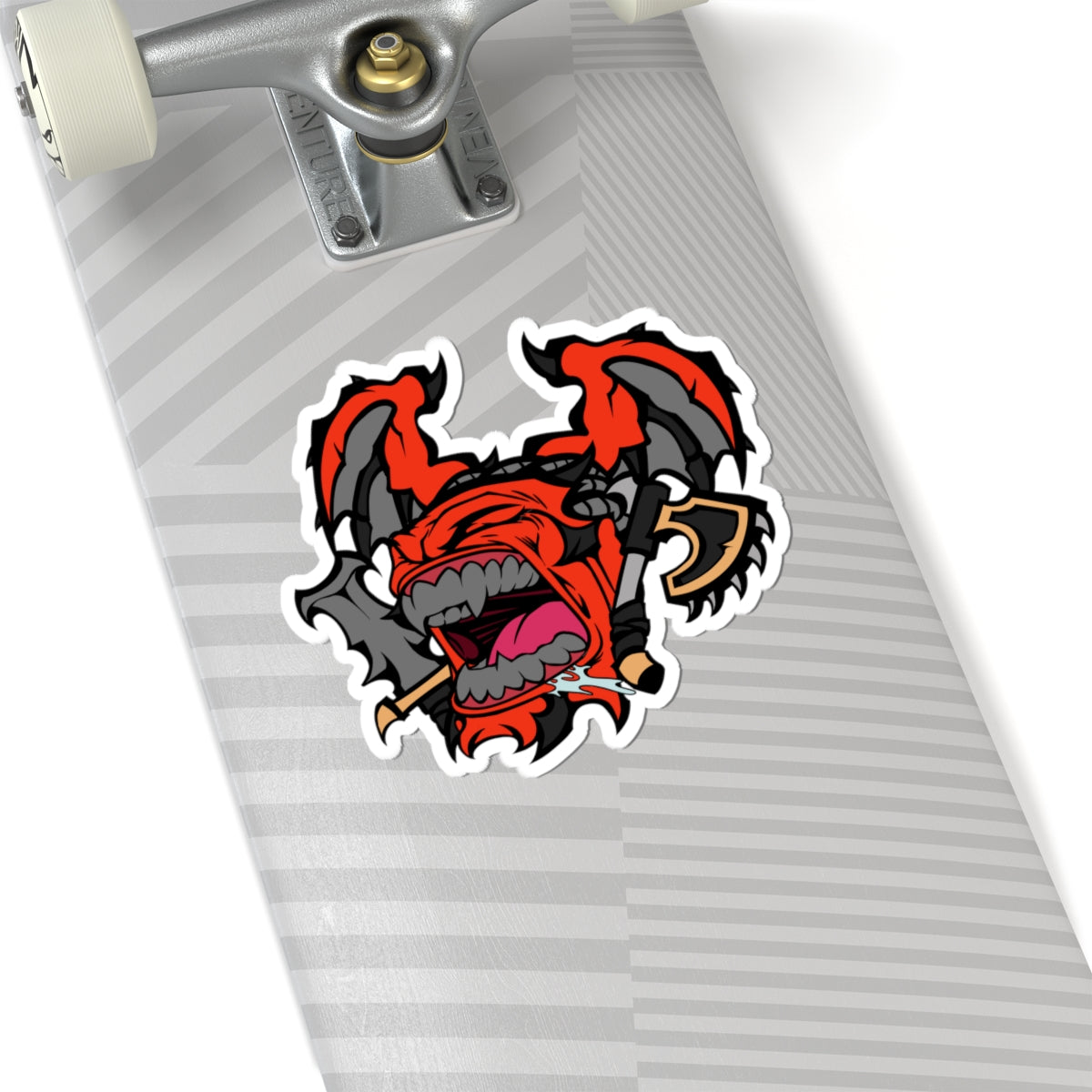 Demon Wings Head - Sticker