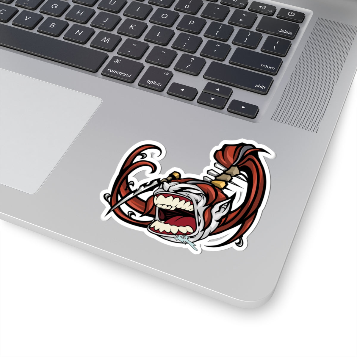 Fabulous Spikey Hair Warrior Sticker