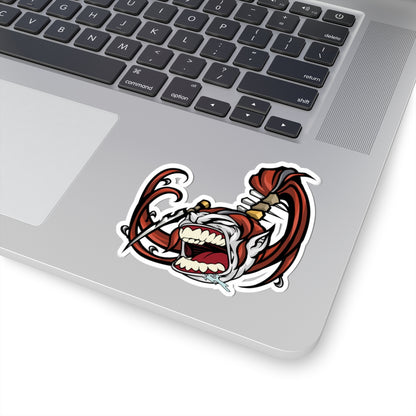 Fabulous Spikey Hair Warrior Sticker