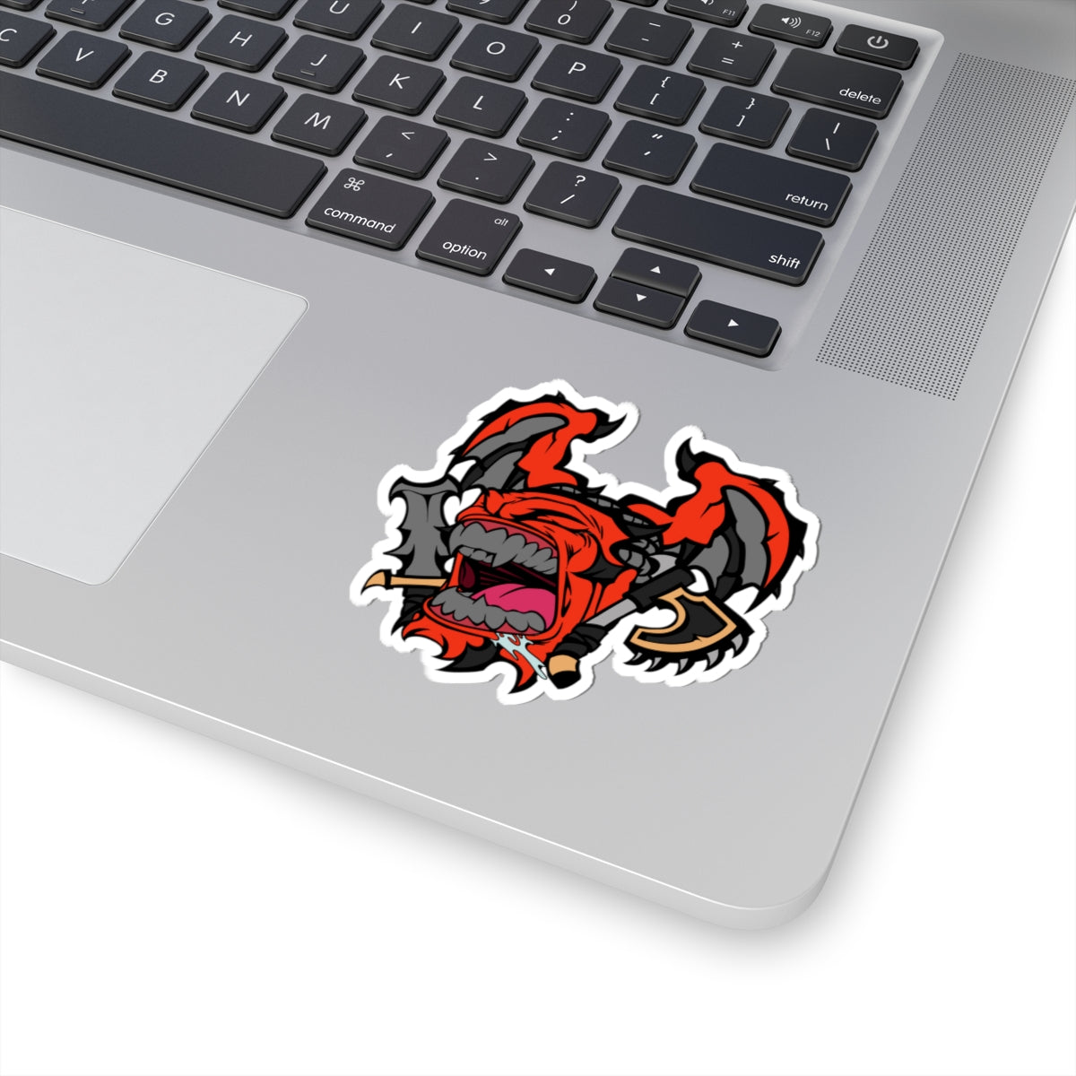 Demon Wings Head - Sticker