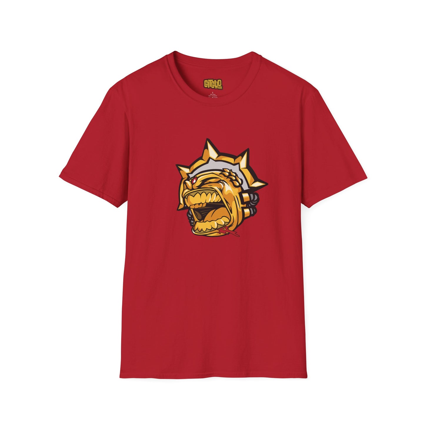 Angry Gold Dude LFG Shirt - Bold Golden Warrior Tee