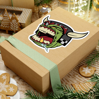 Ornery Green Head - Sticker